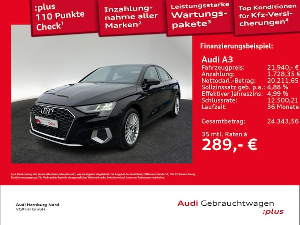 Audi A3 Sedan S-Tronic 30 TFSI