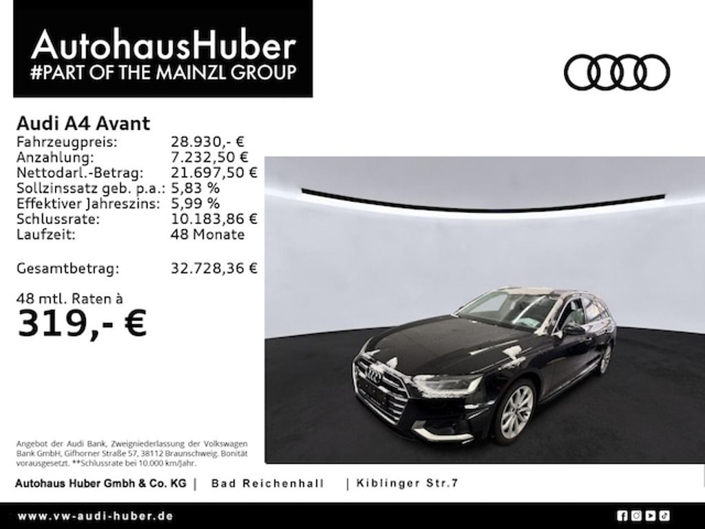 Audi A4 Avant S-Tronic 35 TFSI