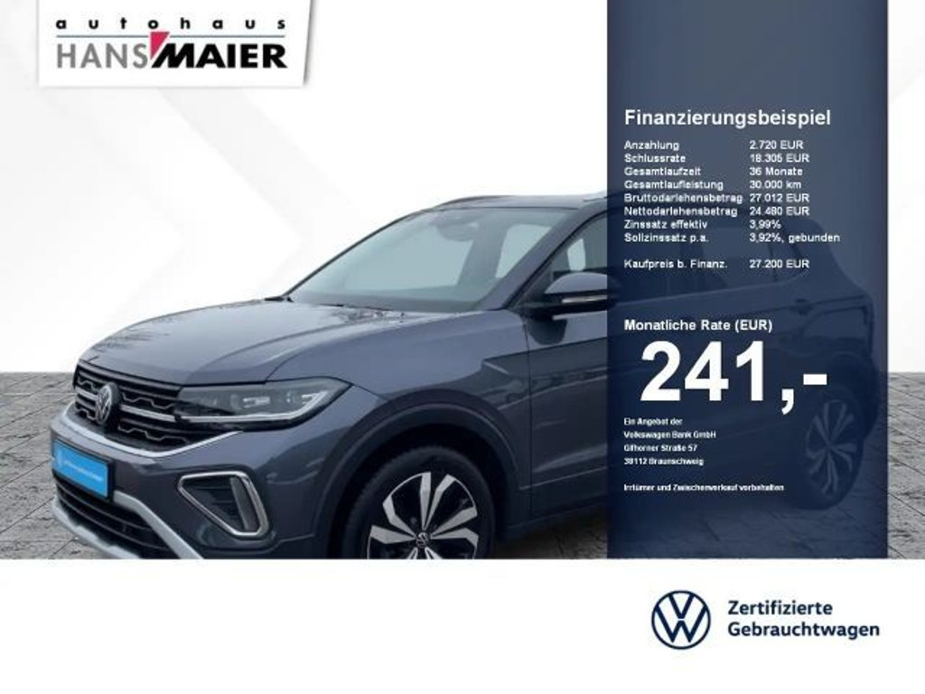 Volkswagen T-Cross DSG Style