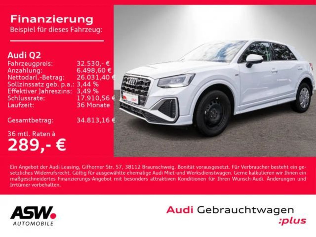 Audi Q2 S-Line S-Tronic 35 TFSI