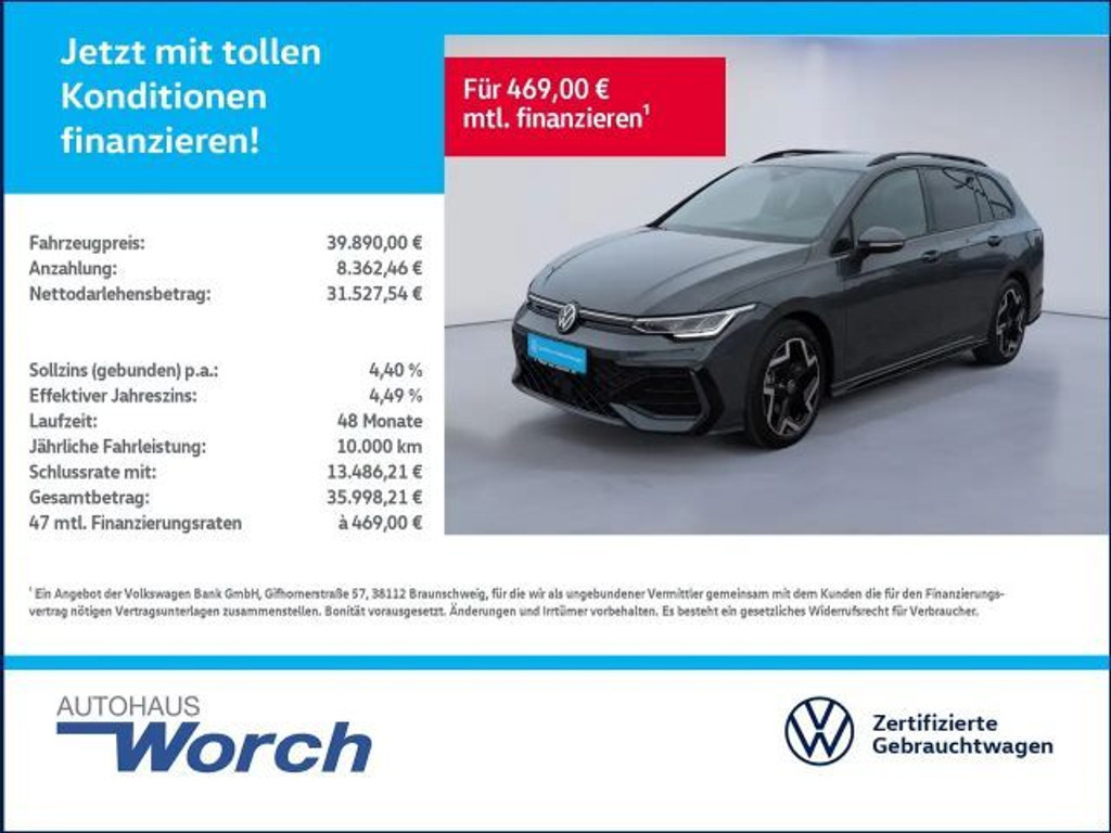 Volkswagen Golf DSG Variant R-Line 2.0 TSI