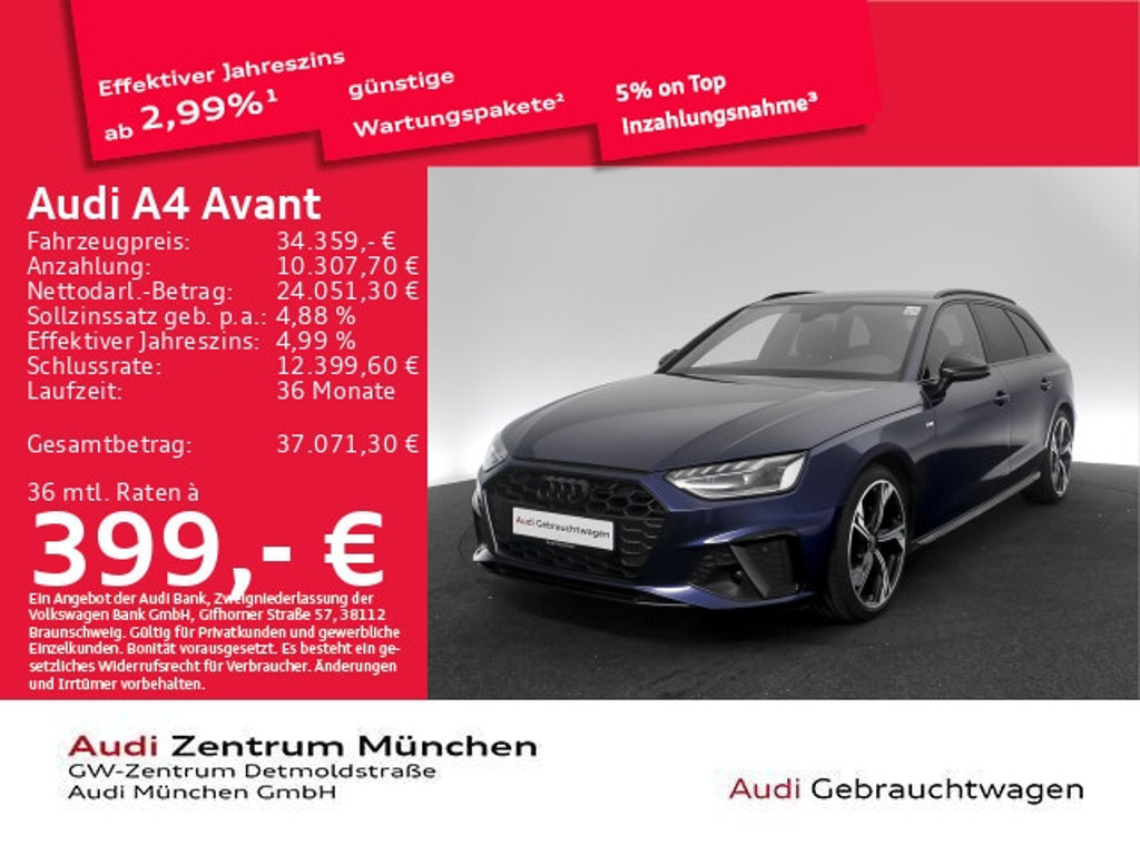 Audi A4 Avant S-Line S-Tronic 35 TFSI