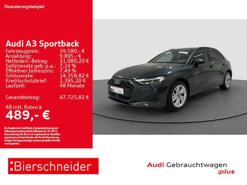Audi A3 Sportback S-Tronic Hybride 40 TFSI