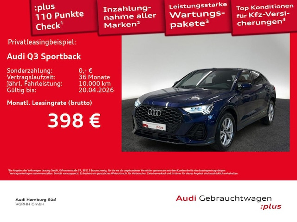 Audi Q3 Sportback S-Line S-Tronic 35 TFSI