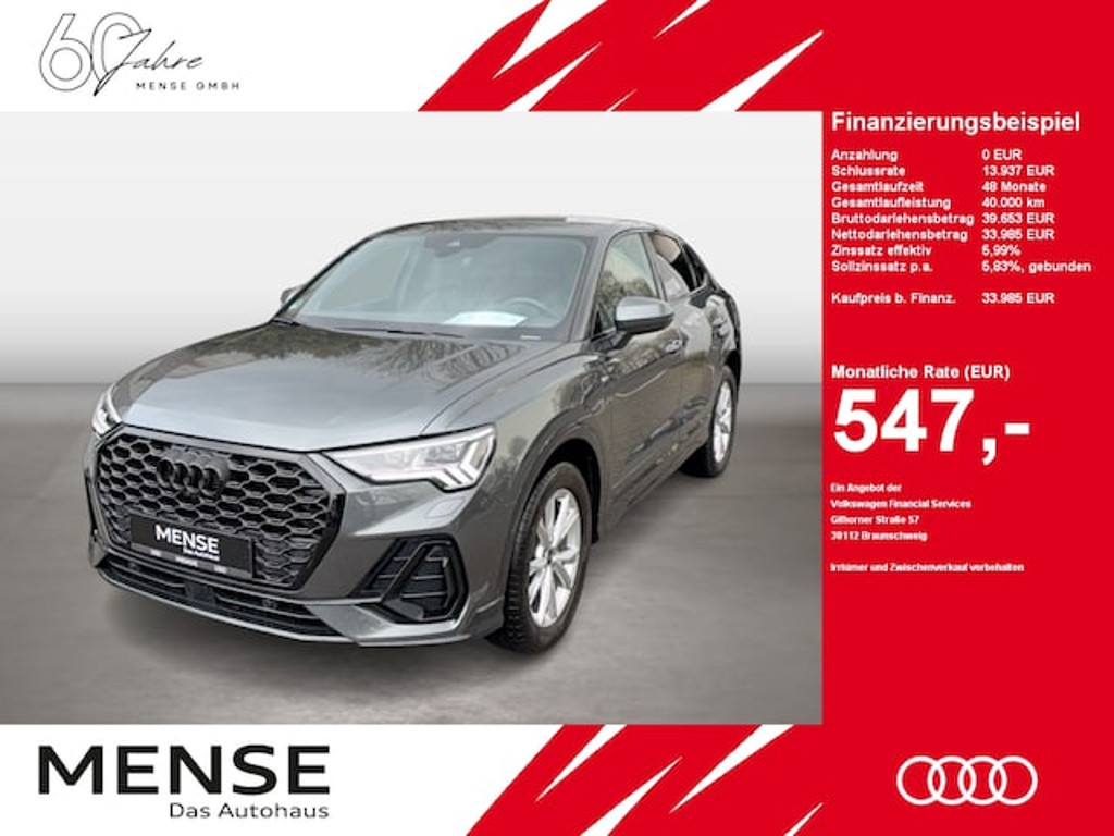Audi Q3 Sportback S-Line S-Tronic Hybride 45 TFSI