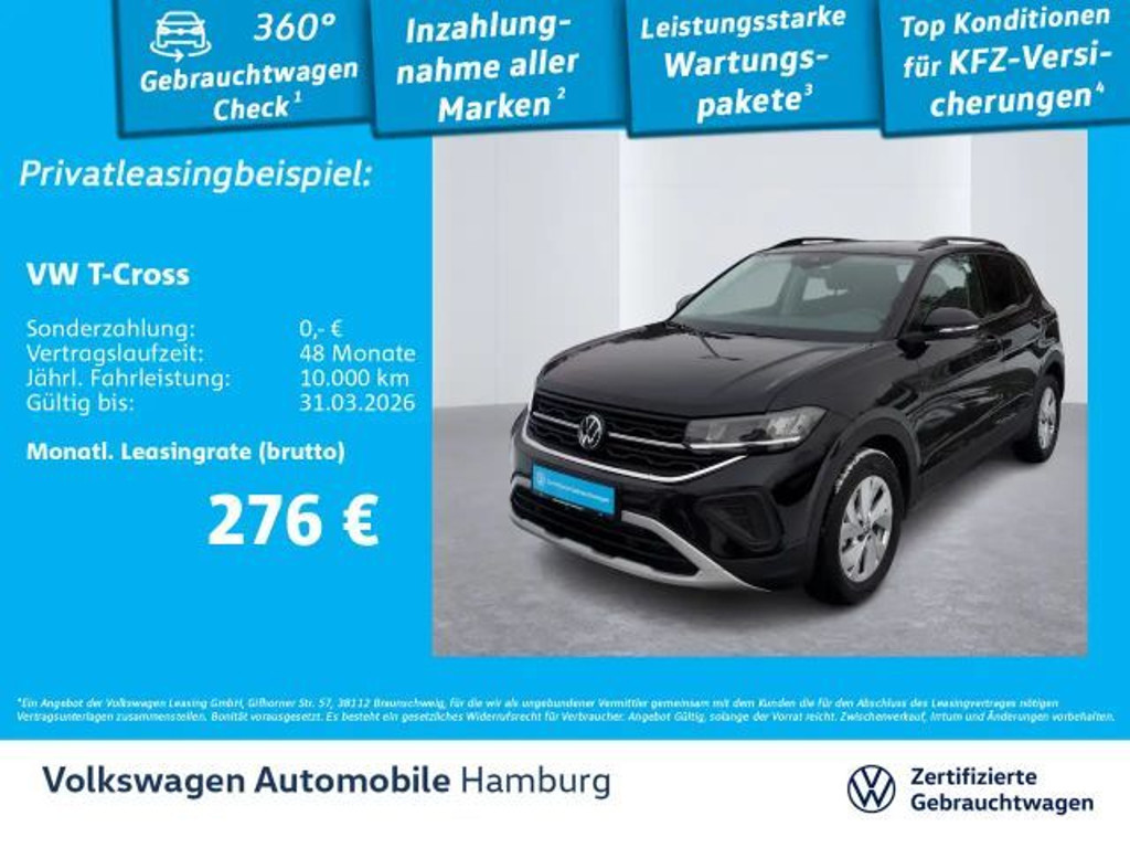 Volkswagen T-Cross DSG Life 1.0 TSI
