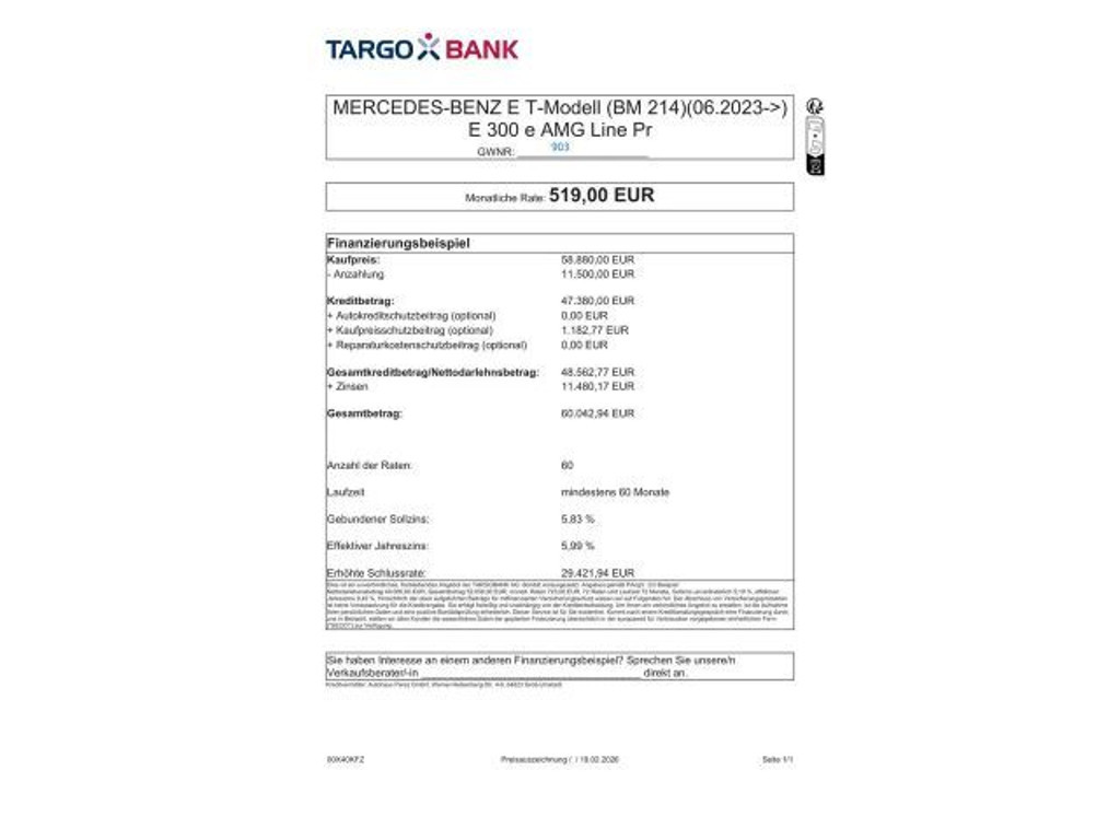 Mercedes-Benz E-Klasse