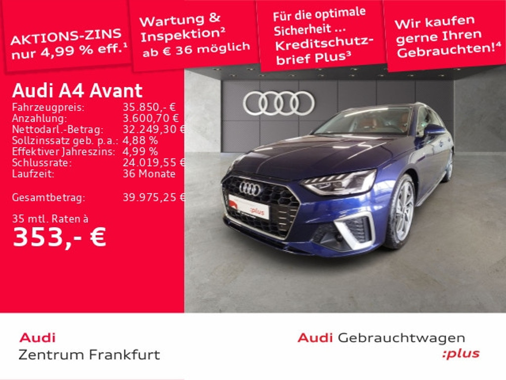 Audi A4 Avant Quattro S-Line S-Tronic 40 TDI