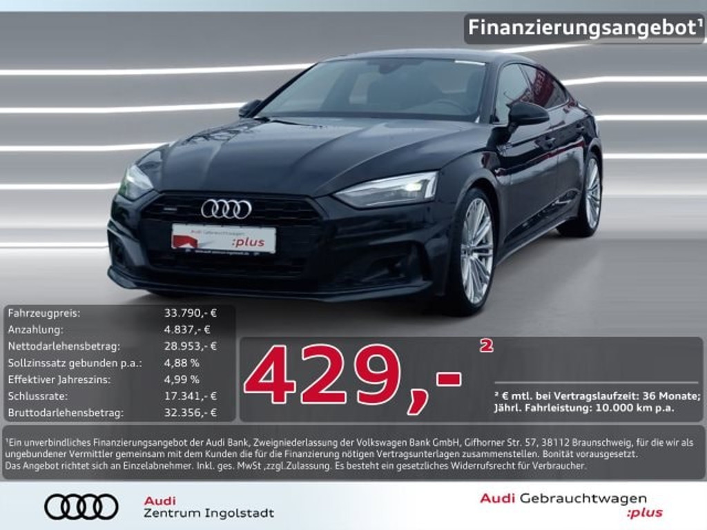 Audi A5 Sportback Quattro S-Tronic 40 TDI