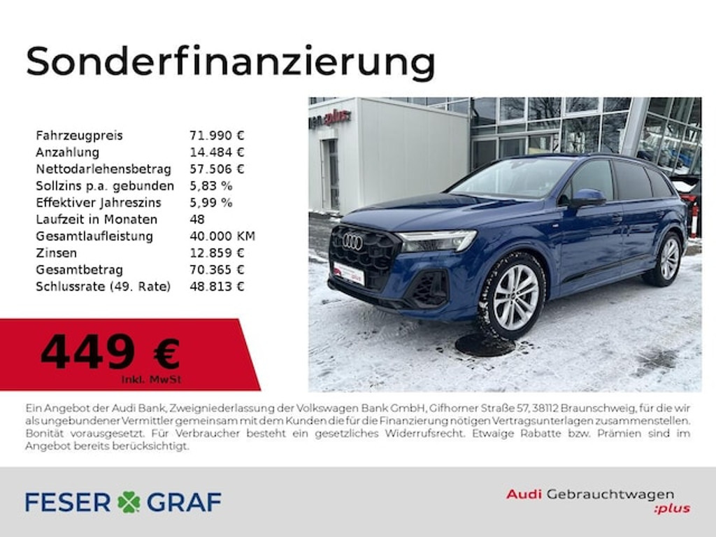 Audi Q7 Quattro S-Line 55 TFSI