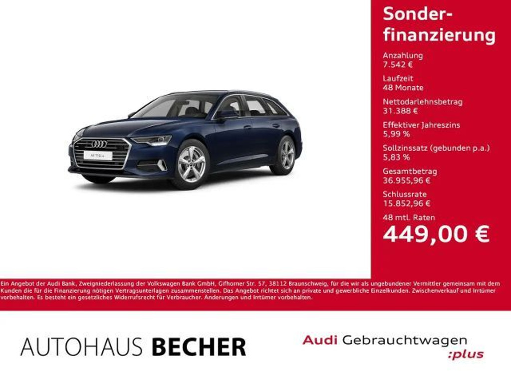 Audi A6 Avant Quattro S-Tronic Sport Hybride 50 TFSI