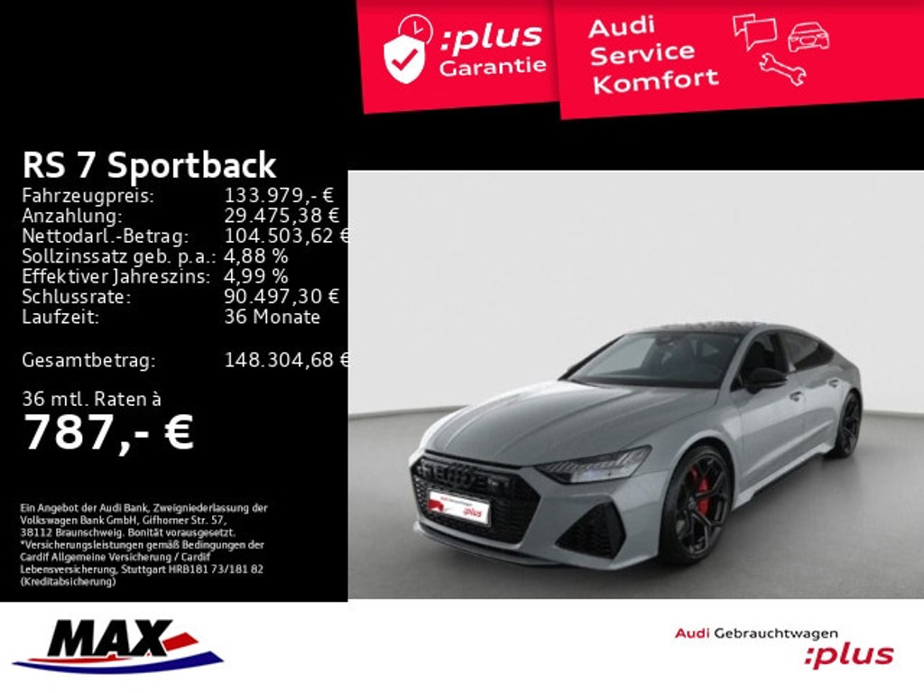 Audi RS7 Sportback Quattro Performance