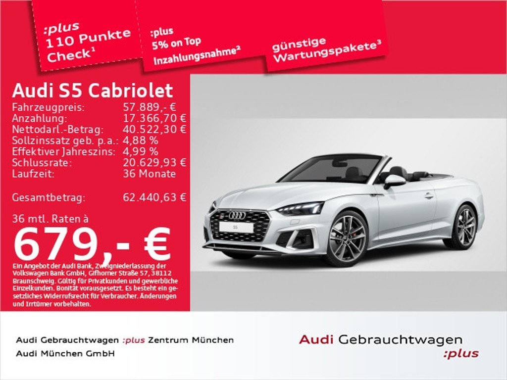 Audi S5 Cabriolet Quattro