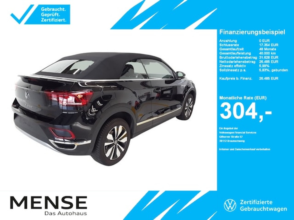 Volkswagen T-Roc Cabriolet 1.0 TSI Move