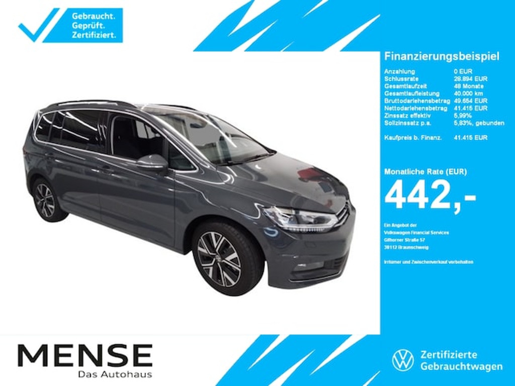 Volkswagen Touran DSG 2.0 TDI