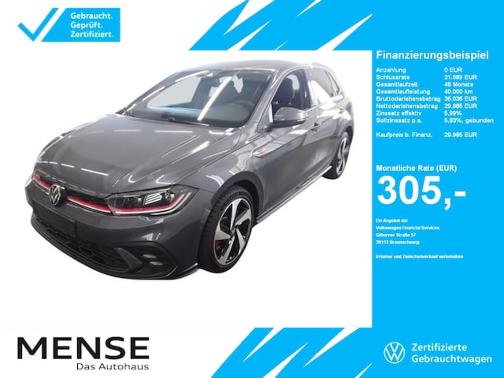 Volkswagen Polo DSG IQ.Drive 2.0 TSI