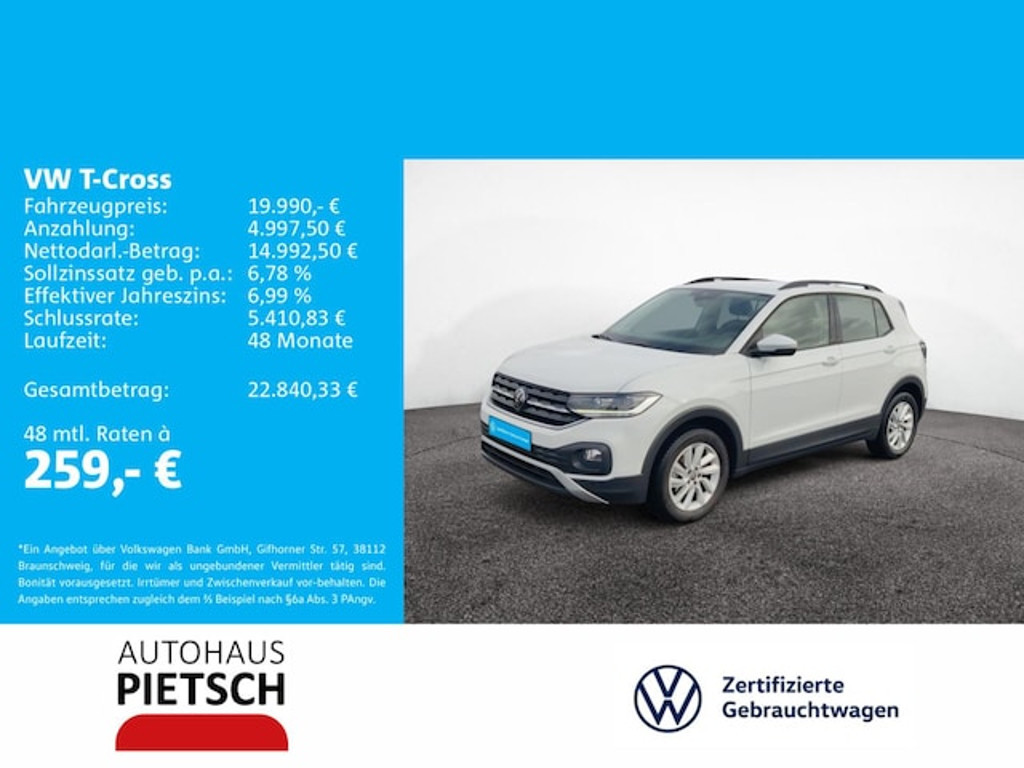 Volkswagen T-Cross DSG Life 1.0 TSI