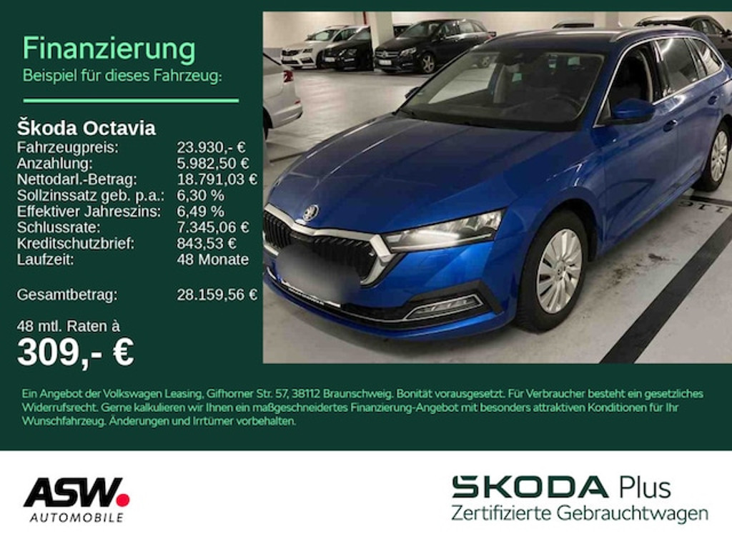 Skoda Octavia Style Combi 2.0 TDI Style