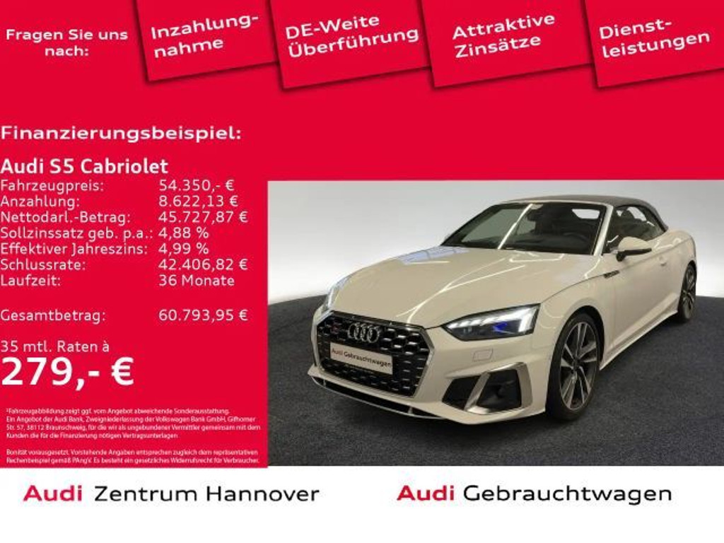 Audi S5 Cabriolet Quattro 3.0 TFSI