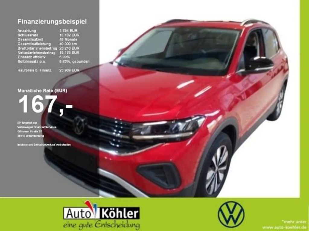 Volkswagen T-Cross GOAL TSI CarPlay/AHK/ACC/LED/PDC/Virt