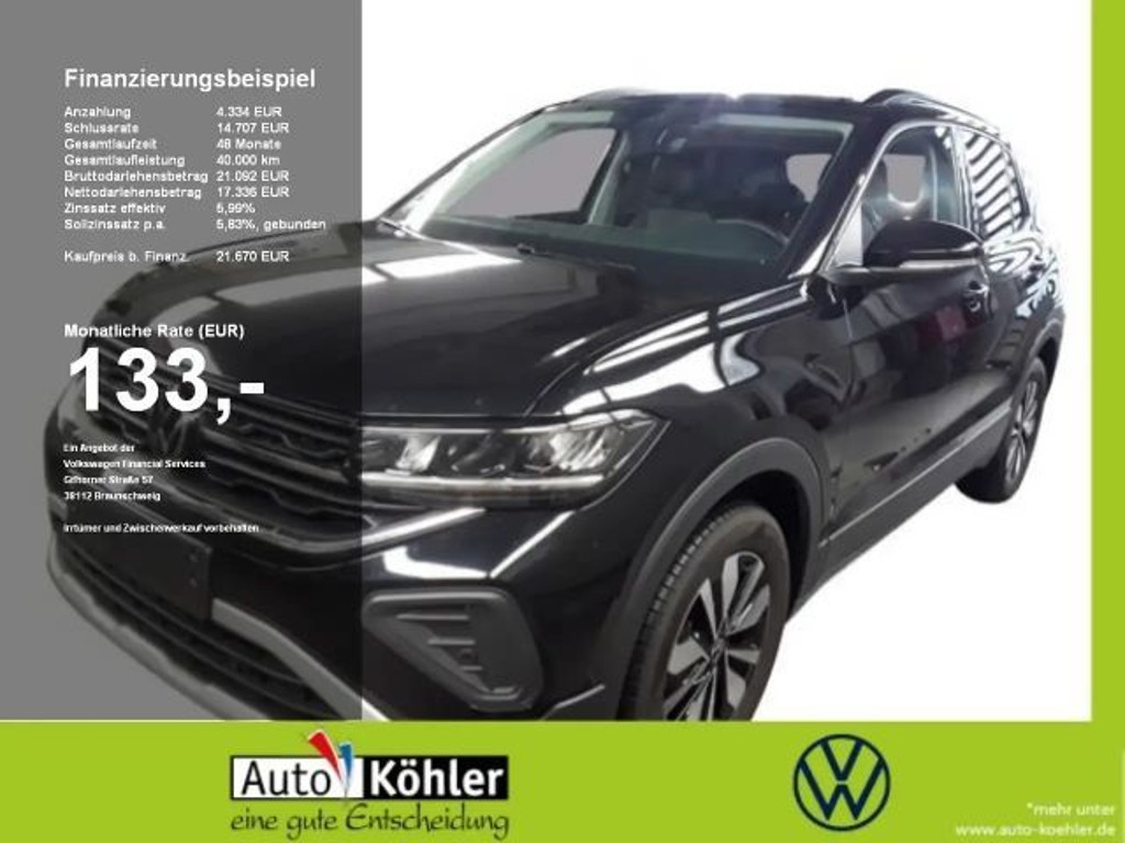 Volkswagen T-Cross GOAL TSI Kamera/CarPlay/ACC/Kamera/LED