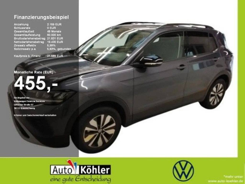 Volkswagen T-Cross GOAL TSI Kamera/CarPlay/ACC/LED/PDC/Virt