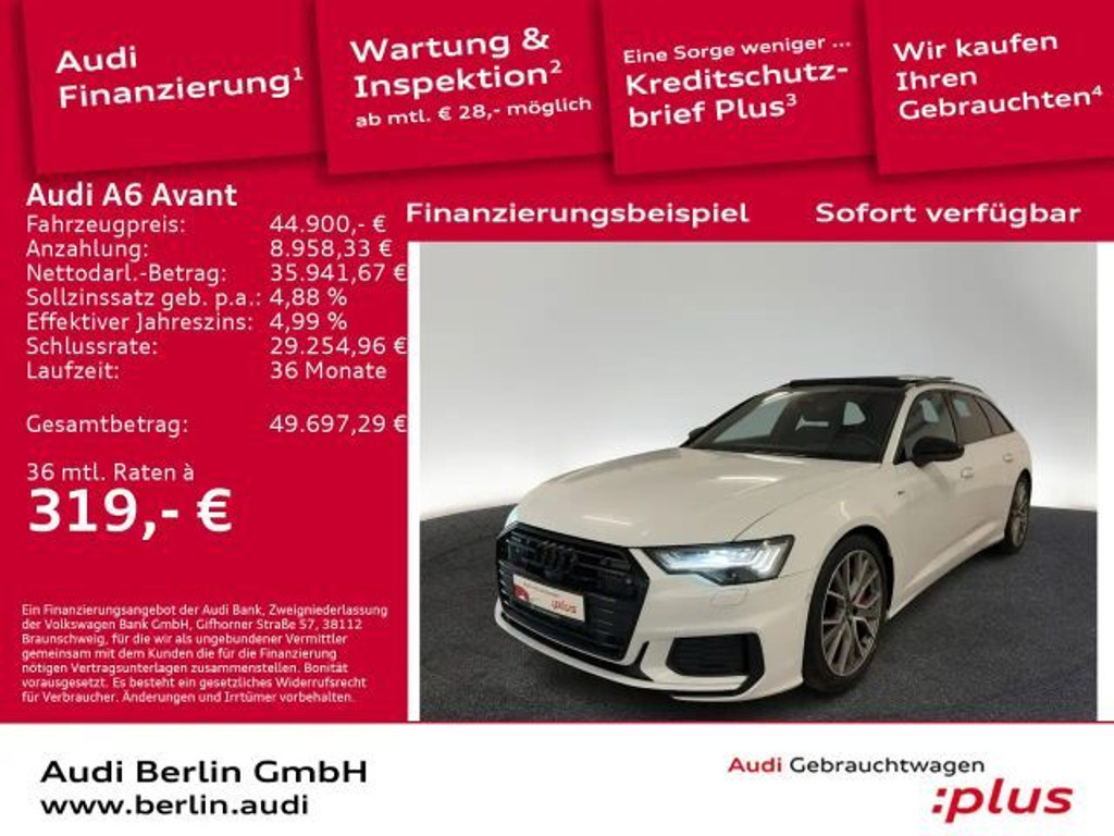 Audi A6 Quattro Sport Hybride 55 TFSI