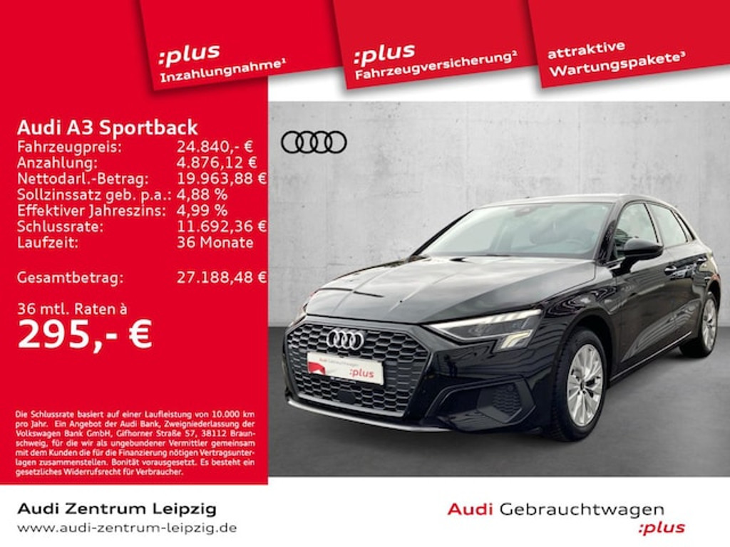 Audi A3 Sportback S-Tronic Hybride 40 TFSI