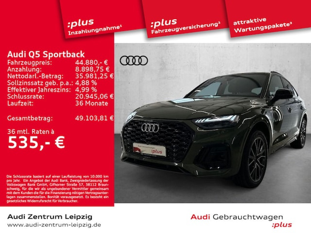 Audi Q5 Sportback Quattro S-Line S-Tronic Hybride 50 TFSI
