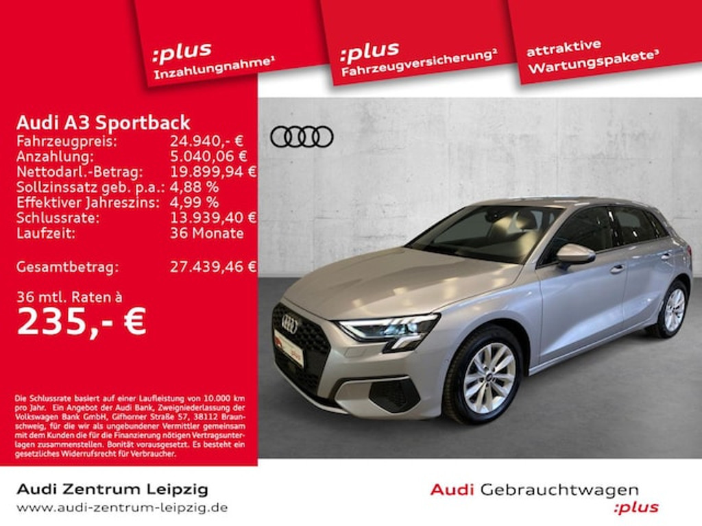 Audi A3 Sportback S-Tronic 30 TDI