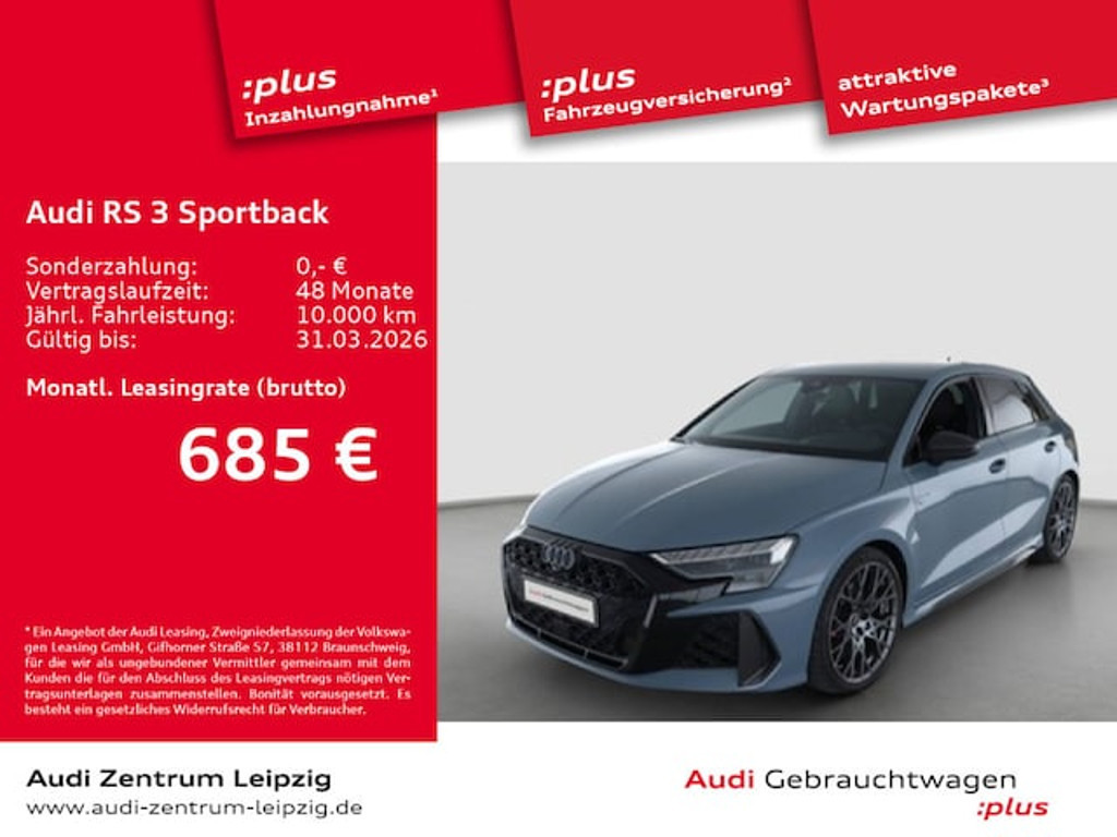 Audi RS3 Sportback Quattro S-Tronic