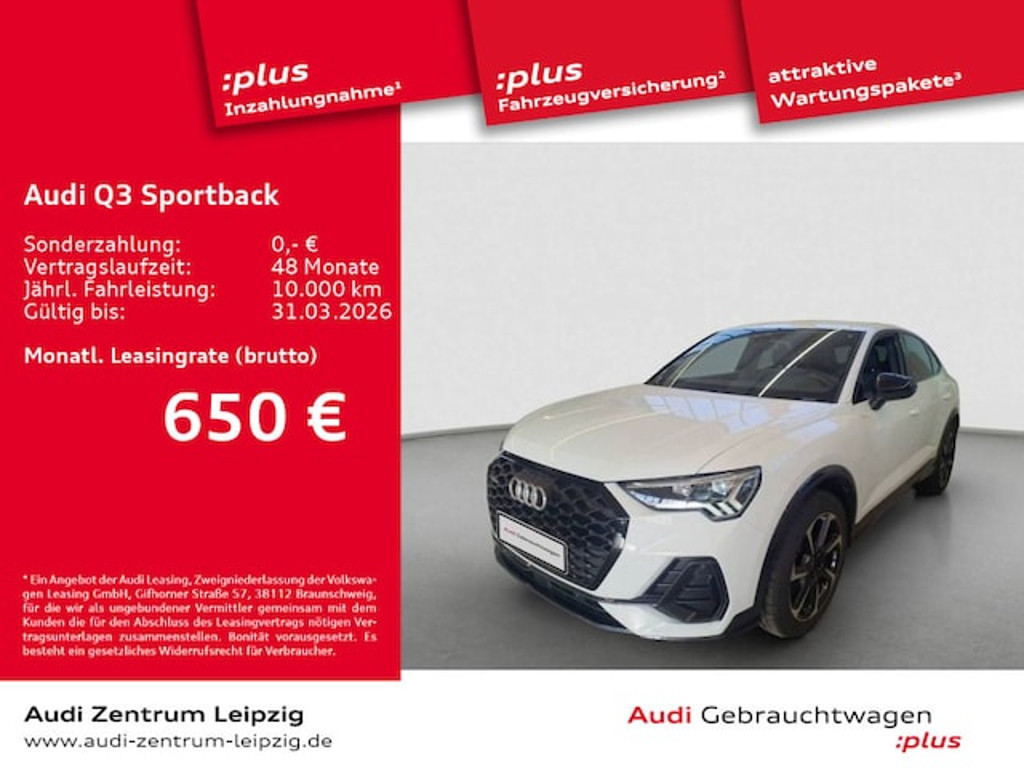 Audi Q3 Sportback Quattro S-Tronic 45 TFSI