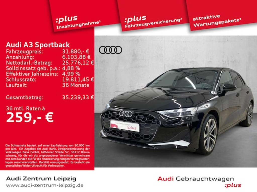 Audi A3 Sportback S-Tronic 35 TFSI