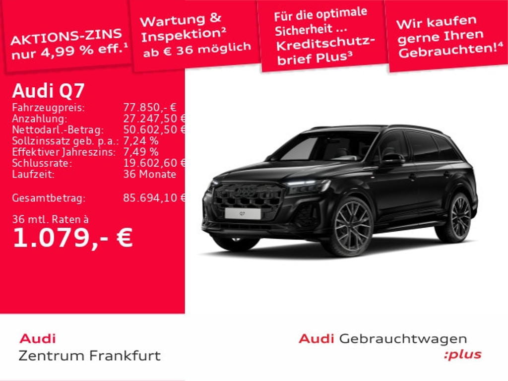 Audi Q7 Quattro S-Line 50 TDI