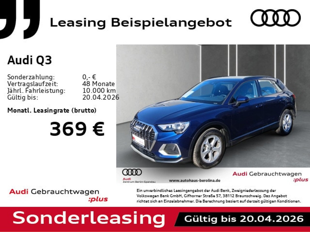 Audi Q3 S-Tronic 35 TFSI