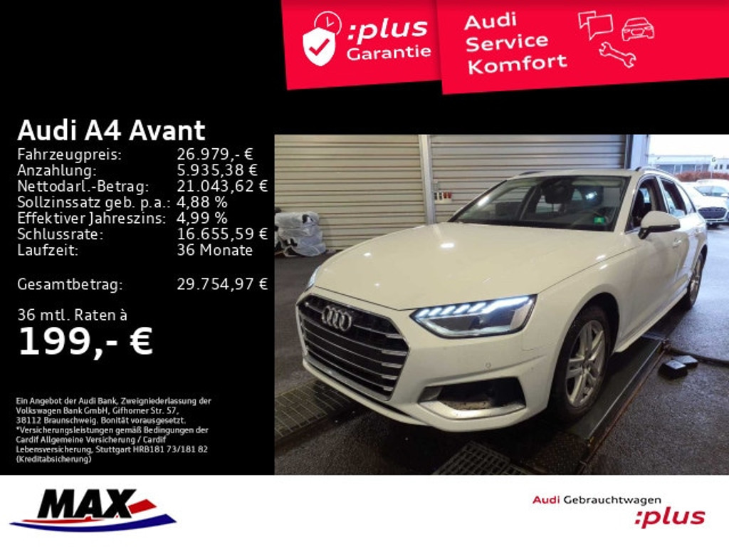 Audi A4 Avant S-Tronic 40 TDI