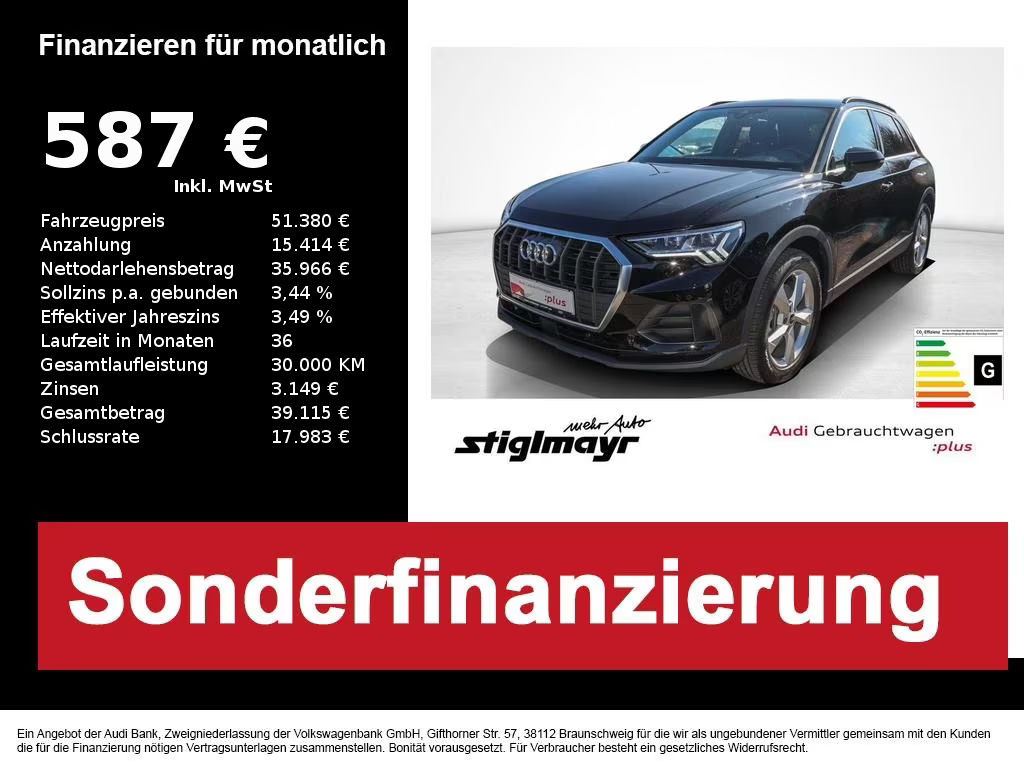Audi Q3 Quattro S-Line 45 TFSI