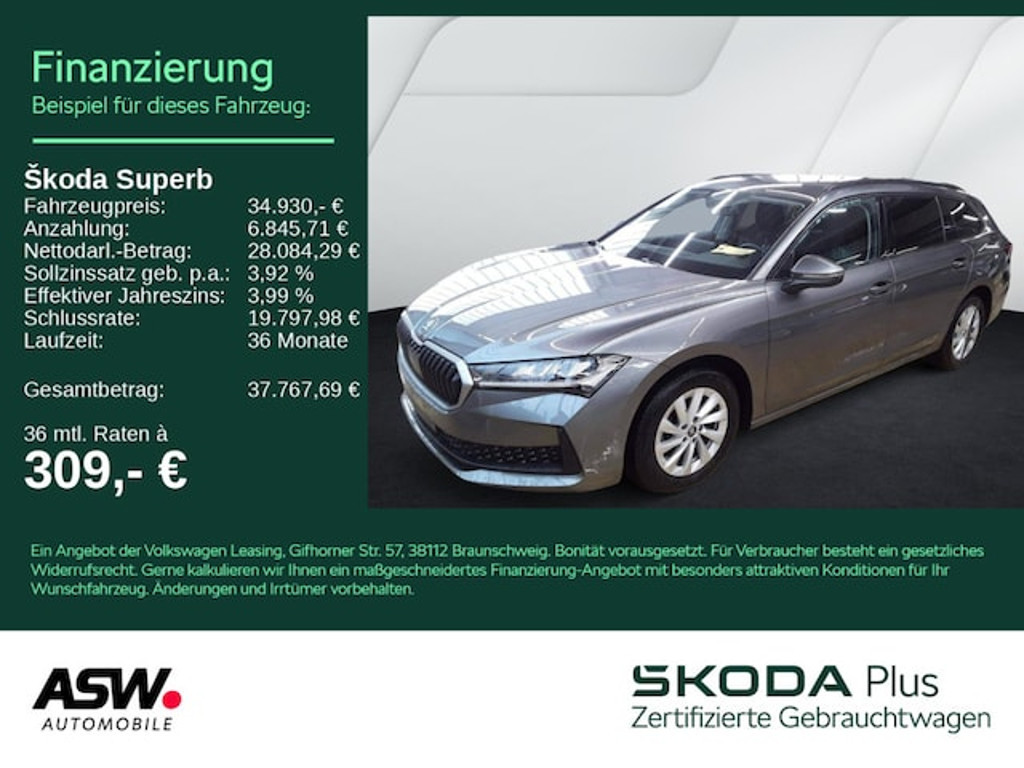 Skoda Superb Combi 2.0 TDI