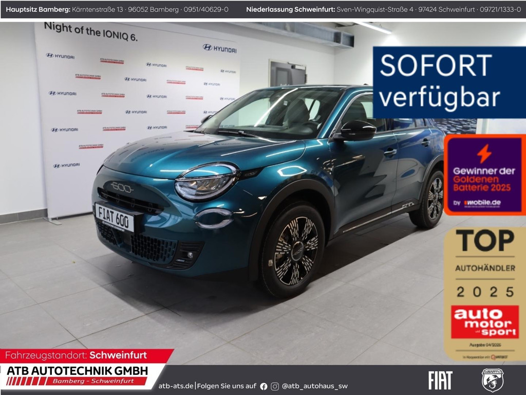 Fiat 600e Hybrid 1,2 T3 74kW (100PS) Style-Paket