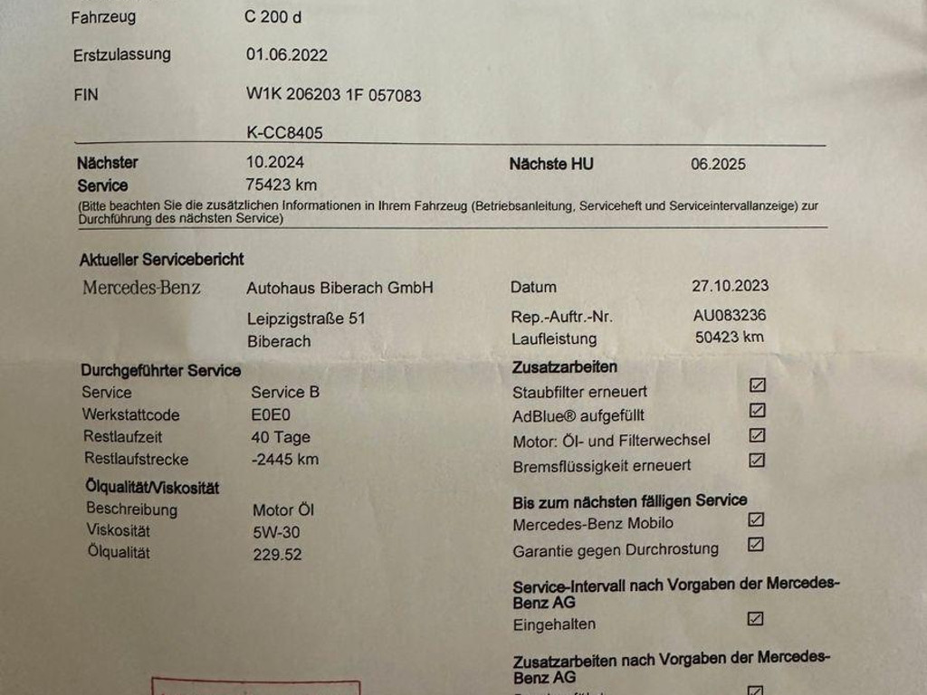 Mercedes-Benz C-Klasse