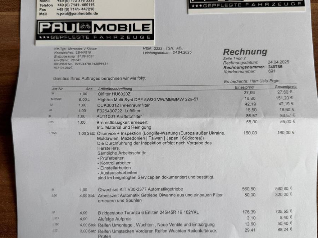 Mercedes-Benz V-Klasse