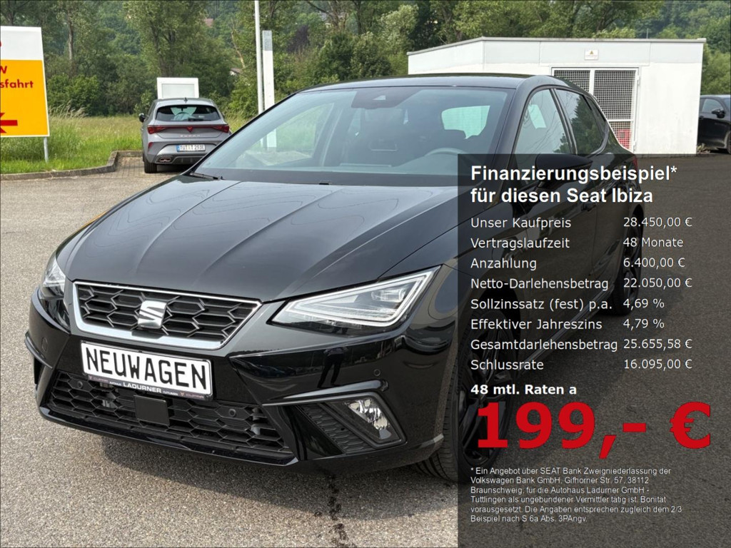 Seat Ibiza FR-lijn 1.0 TSI Black