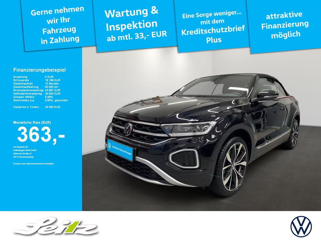 Volkswagen T-Roc Style Cabriolet 1.5 TSI