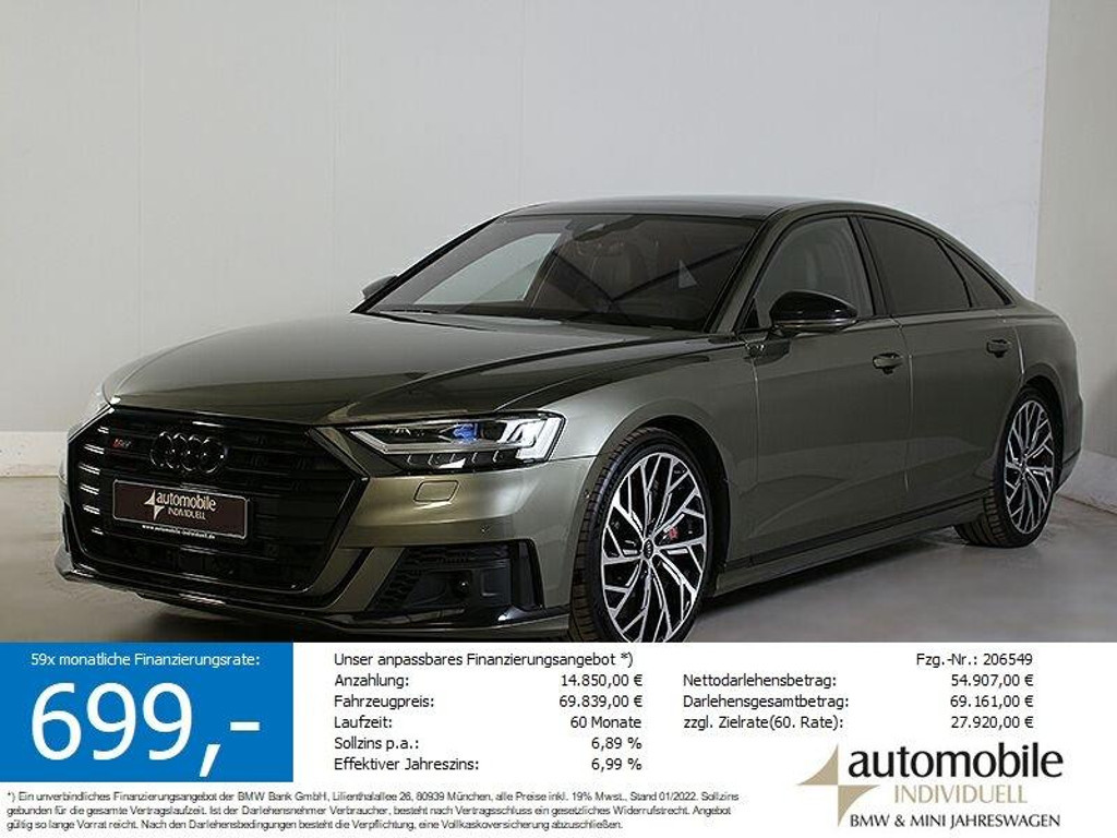 Audi S8 TFSI NP 187945.- AHK Keramik Bremse Standh.