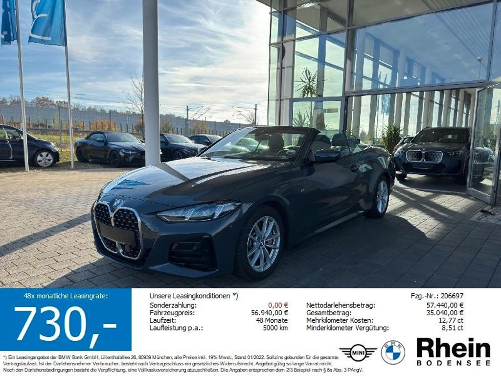 BMW 4 Serie 430 M-Sport xDrive Cabrio 430i