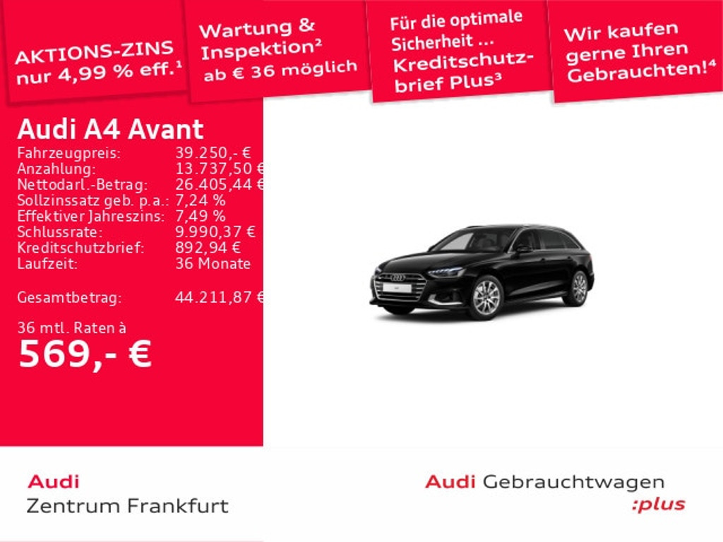 Audi A4 Avant S-Tronic 40 TDI