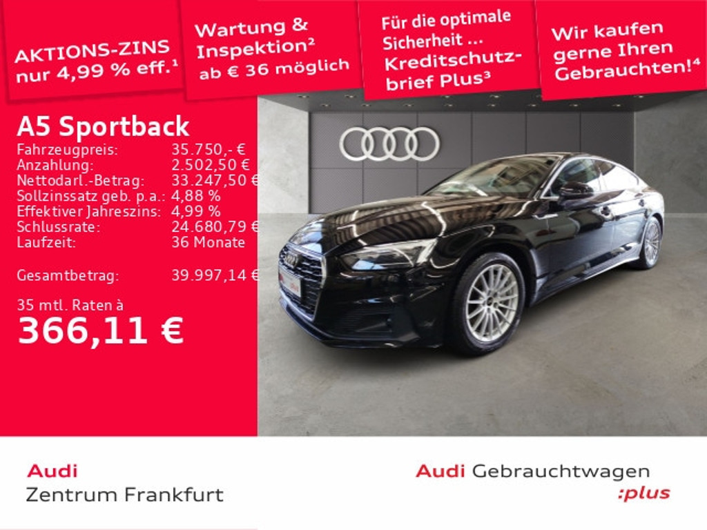 Audi A5 Sportback S-Tronic 40 TFSI