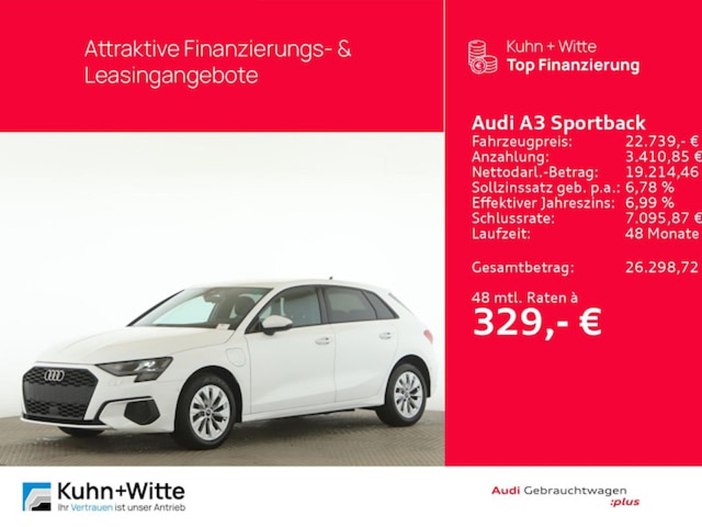 Audi A3 Sportback S-Tronic Hybride 40 TFSI