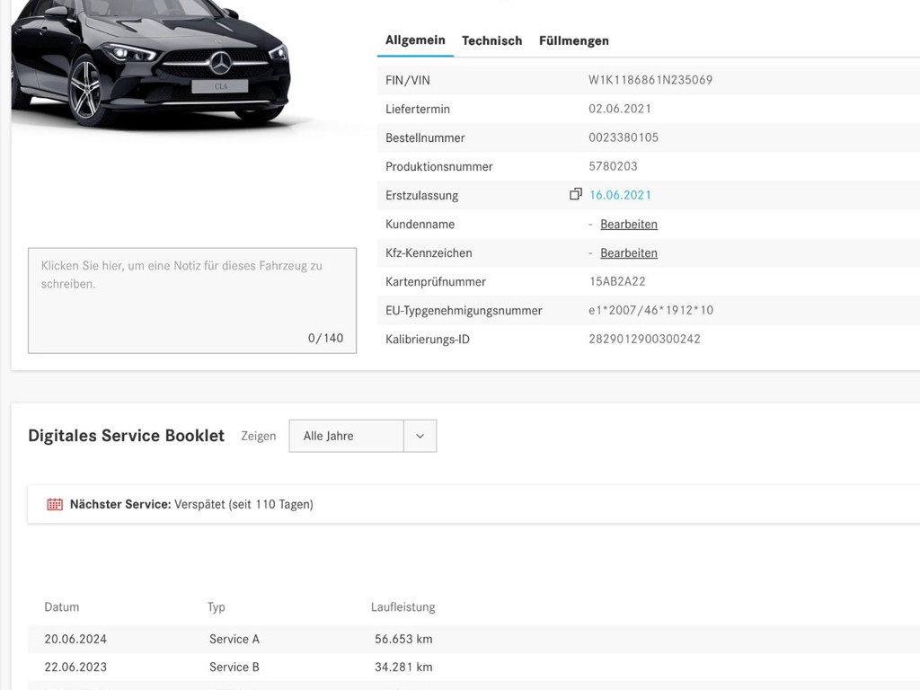 Mercedes-Benz CLA-Klasse