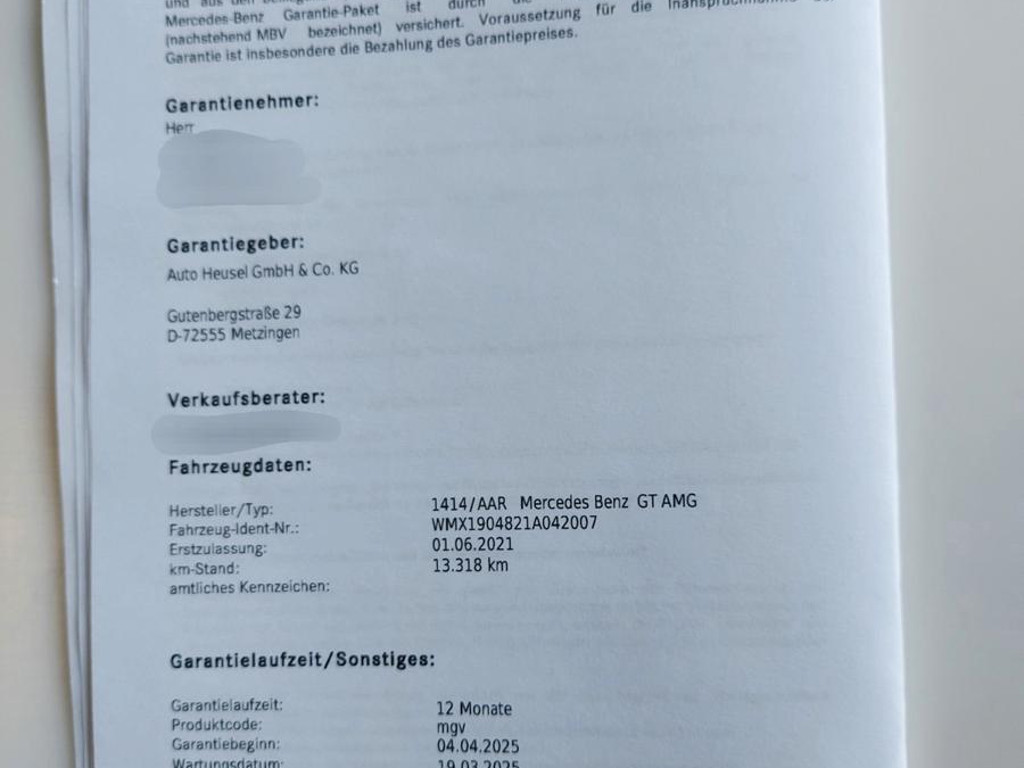 Mercedes-Benz AMG GT